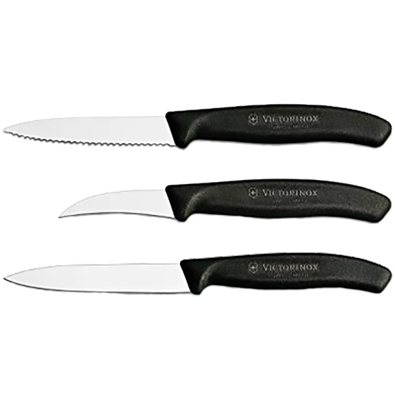 Victorinox 3-Pack Paring Knives With Three Types Of Blades