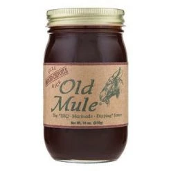 B&B Pecan BBQ Sauces, Marinades, Condiments & Seasonings Old Mule BBQ-Marinade-Dipping Sauce Smoked Chipotle 18 Oz.