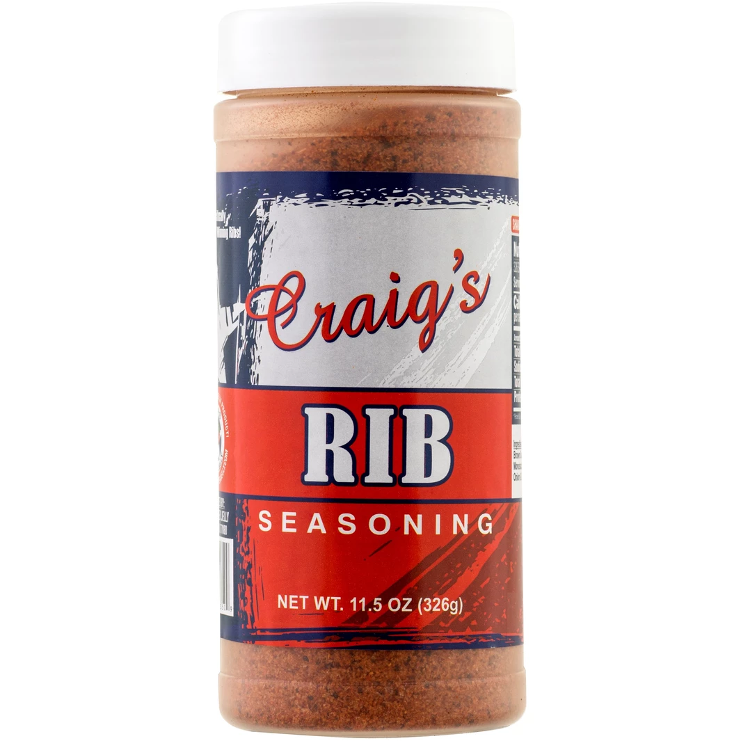 BBQ Sauces, Marinades, Condiments & Seasonings Texas Pepper Jelly Craig's Rib Seasoning 11.5 Oz.
