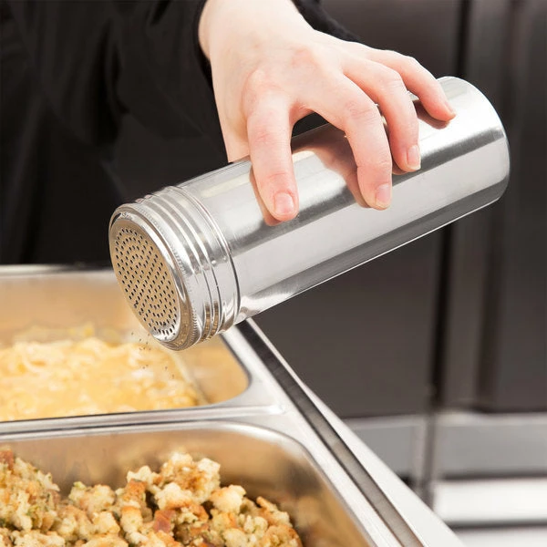 Webstaurant Salts 22 Oz. Stainless Steel Dredge Shaker