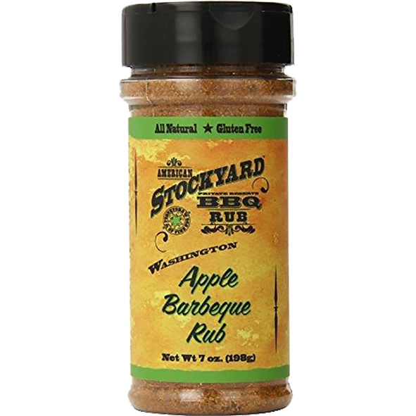 Spicin' Foods American Stockyard Apple Barbeque Rub 7 Oz.