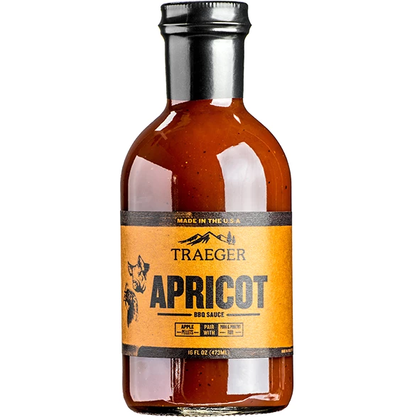 BBQ Sauces, Marinades, Condiments & Seasonings Traeger Apricot BBQ Sauce 16 Oz.