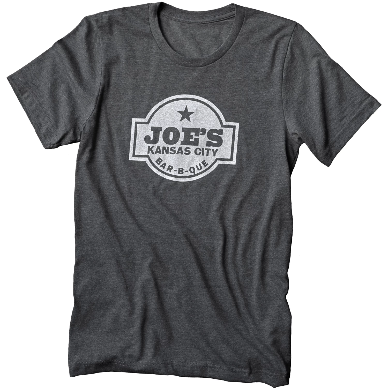 Joe's Kansas City Bar-B-Que Logo Tee With White Print