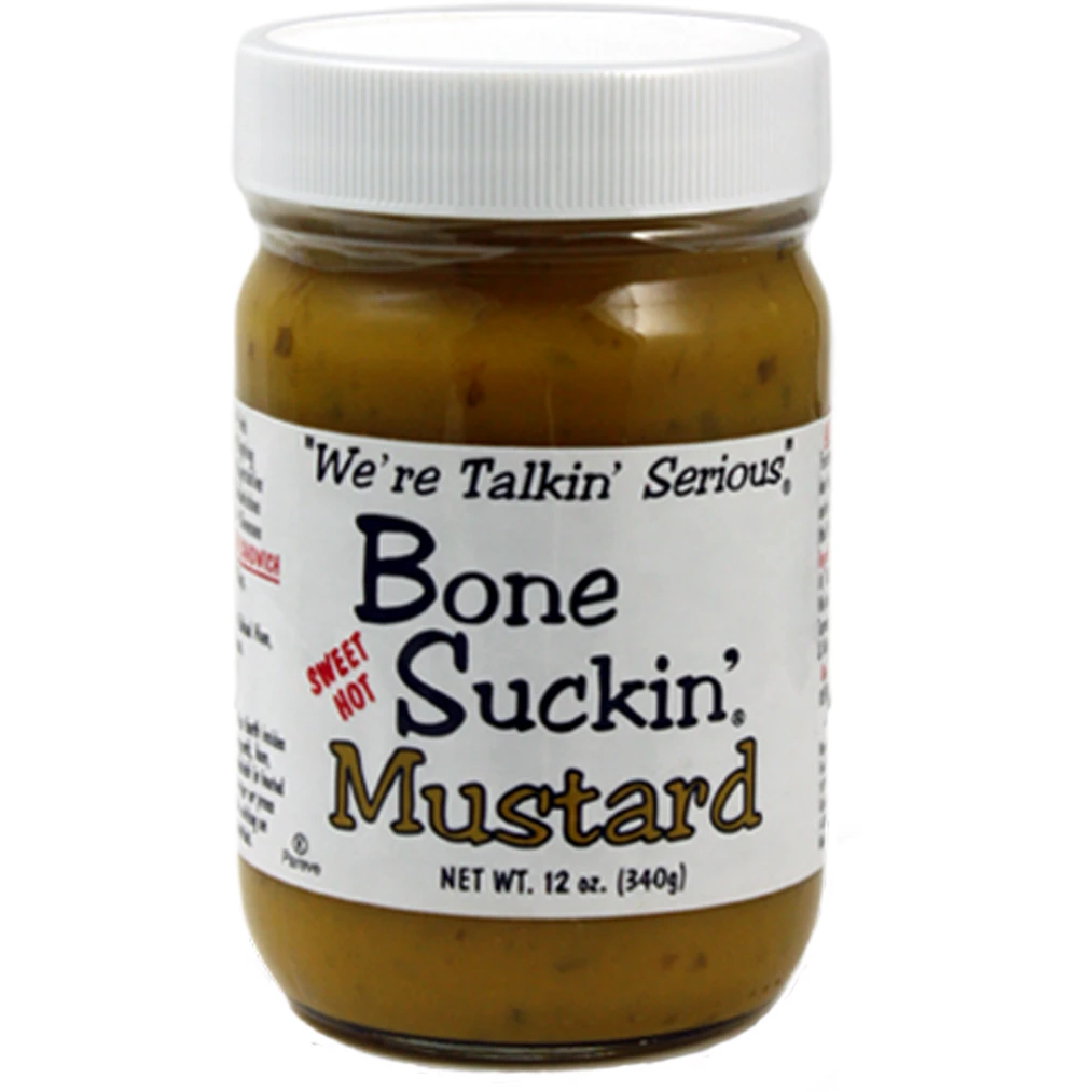 Ford's Gourmet Foods BBQ Sauces, Marinades, Condiments & Seasonings Bone Suckin' Mustard 12 Oz.