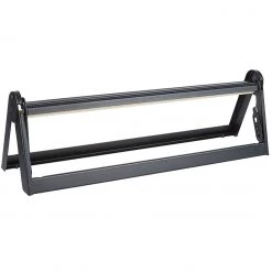 Webstaurant Bulman 24" Black Steel All-In-One Paper Dispenser Salts