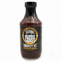 Burnt Finger BBQ Smokey Kansas City Original Sauce 19.7 Oz. BBQ Sauces, Marinades, Condiments & Seasonings