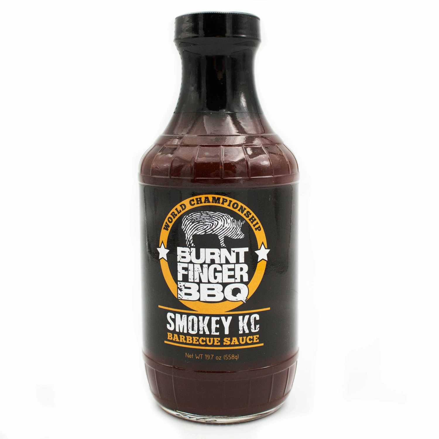 Burnt Finger BBQ Smokey Kansas City Original Sauce 19.7 Oz. BBQ Sauces, Marinades, Condiments & Seasonings