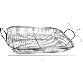 Charcoal Companion Stainless Steel Mesh Roasting Pan Salts