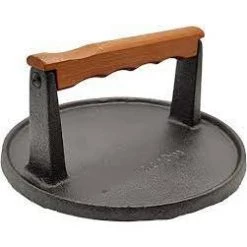 Salts Charcoal Companion Cast Iron Round Grill Press