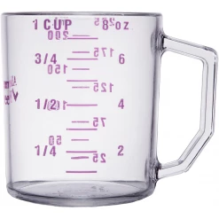 Webstaurant Salts Cambro 8 Oz. Measuring Cup