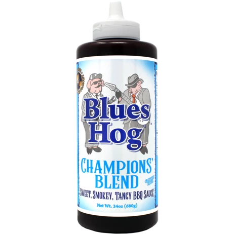 Blues Hog Champions Blend BBQ Sauce Squeeze Bottle 25 Oz. BBQ Sauces, Marinades, Condiments & Seasonings