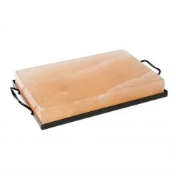 Charcoal Companion Himalayan Salt Plate & Holder Set