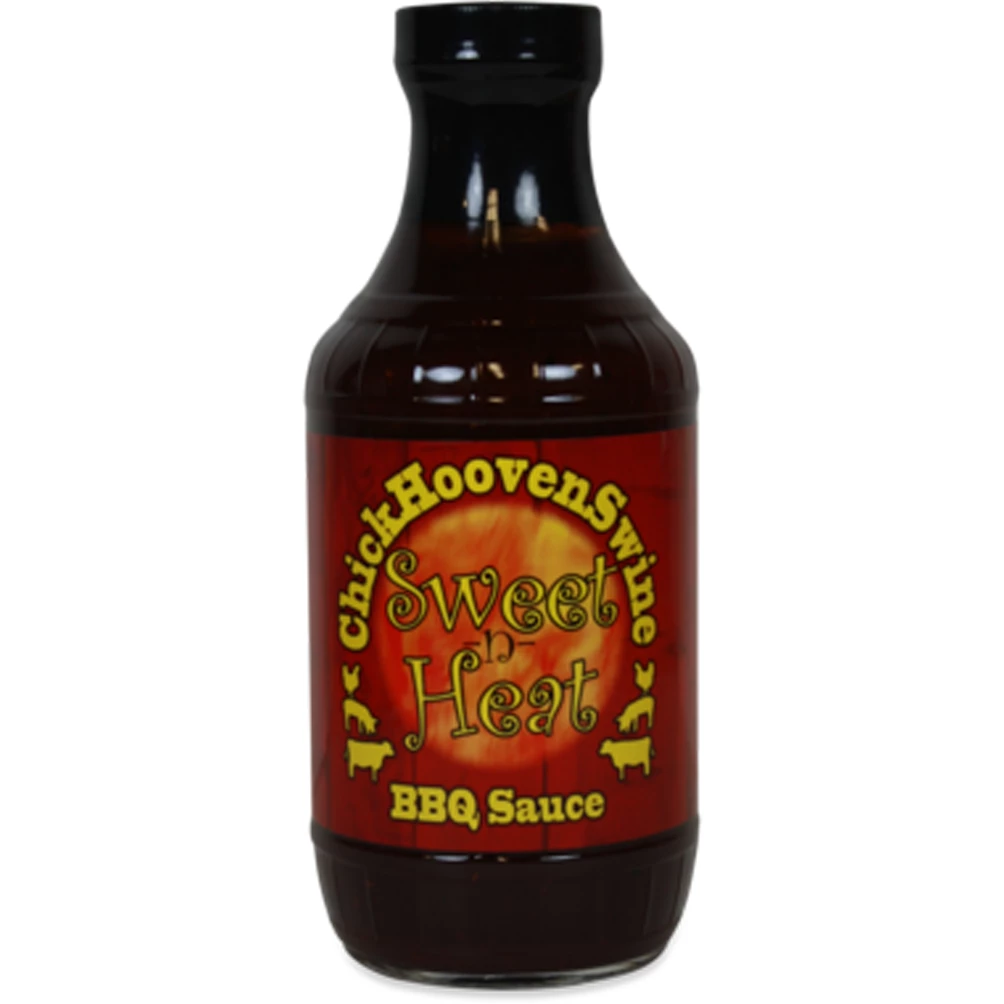 ChickHoovenSwine Sweet-n-Heat BBQ Sauce 16 Oz. BBQ Sauces, Marinades, Condiments & Seasonings