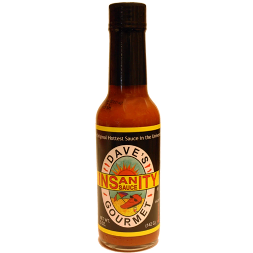 Kehe Dave's Gourmet Insanity Sauce 5 Oz. BBQ Sauces, Marinades, Condiments & Seasonings