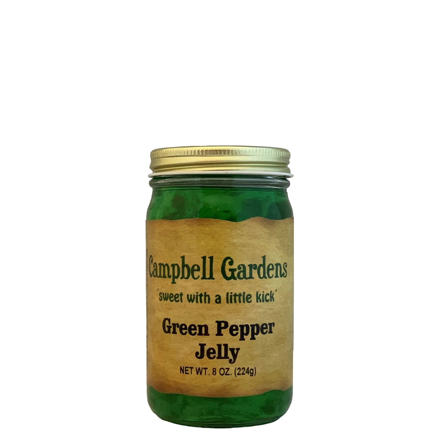 BBQ Sauces, Marinades, Condiments & Seasonings Campbell Gardens Green Pepper Jelly 8 Oz.