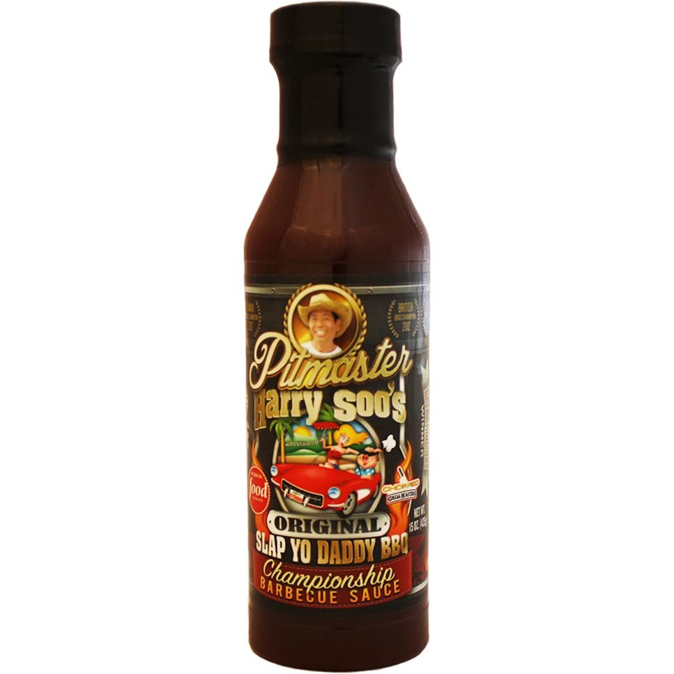 Slap Yo Daddy BBQ Pitmaster Harry Soo's Original Championship Barbecue Sauce 15 Oz. BBQ Sauces, Marinades, Condiments & Seasonings