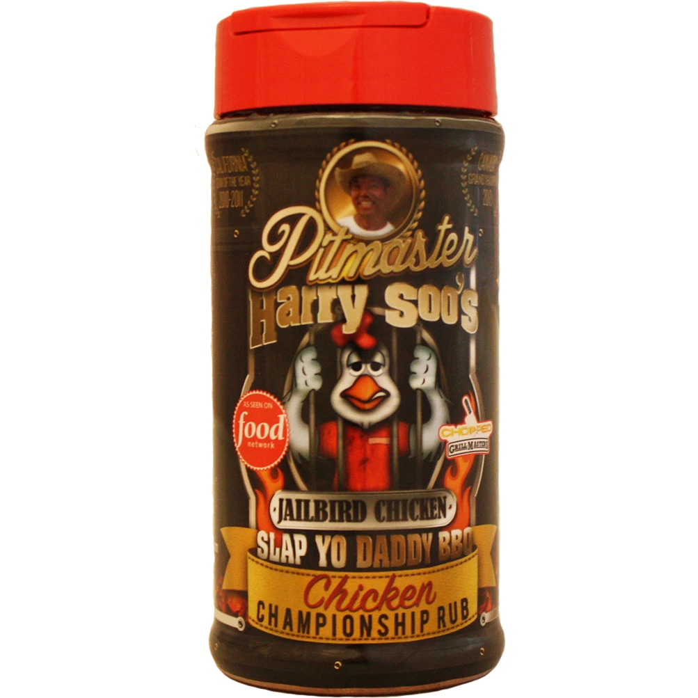 Slap Yo Daddy BBQ BBQ Sauces, Marinades, Condiments & Seasonings Pitmaster Harry Soo's Jailbird Chicken Championship Rub 12 Oz.