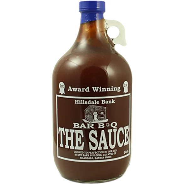Hillsdale Bank Bar-B-Q The Sauce Original 1/2 Gallon BBQ Sauces, Marinades, Condiments & Seasonings