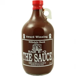 BBQ Sauces, Marinades, Condiments & Seasonings Hillsdale Bank Bar-B-Q The Sauce Hot 1/2 Gallon