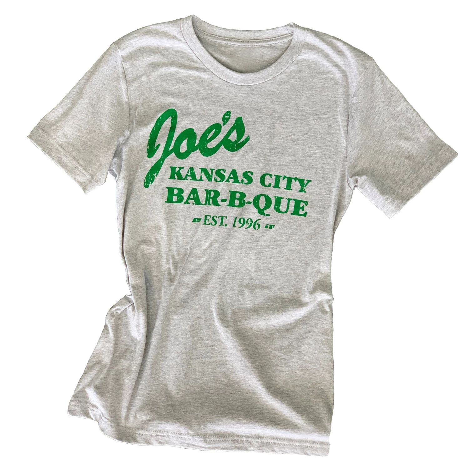 Salts Joe's Kansas City Bar-B-Que Green Gas Station Logo Tee