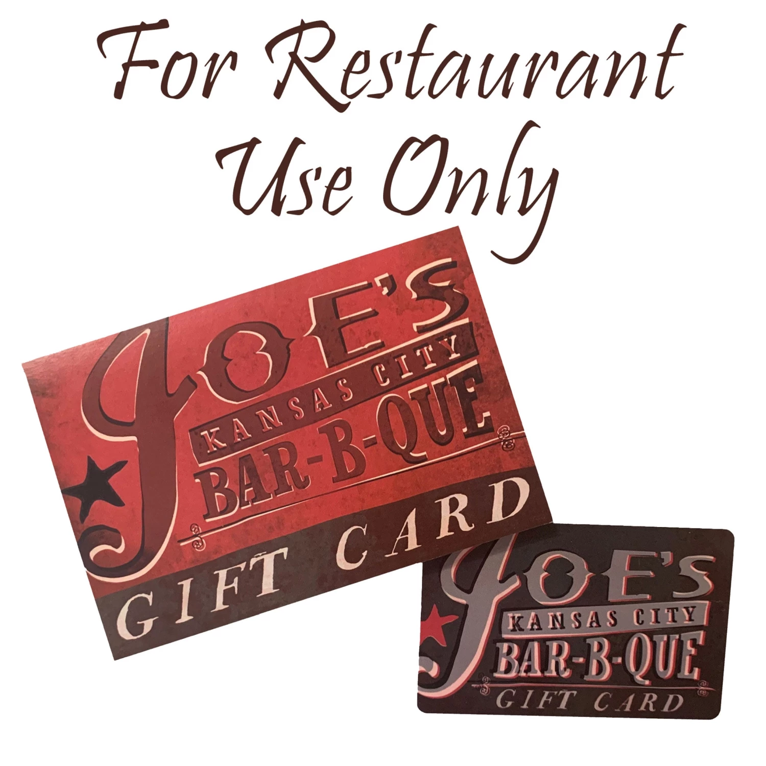 Salts Joe's Kansas City Bar-B-Que Gift Card For Restaurant Use Only