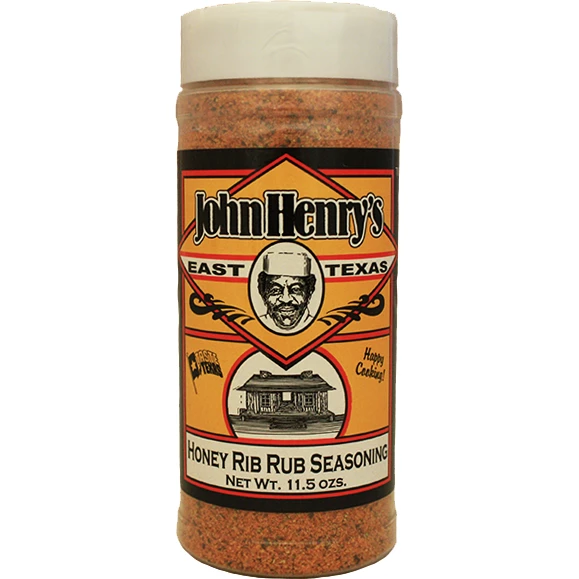 BBQ Sauces, Marinades, Condiments & Seasonings John Henry's Honey Rib Rub Seasoning 11.5 Oz.