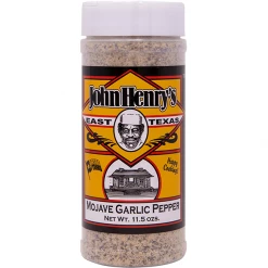 John Henry's Mojave Garlic Pepper 11.5 Oz. BBQ Sauces, Marinades, Condiments & Seasonings