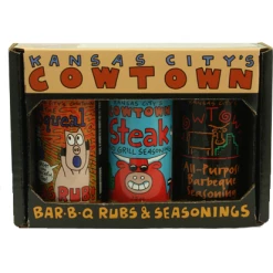 Cowtown Bar-B-Q Rubs & Seasonings 3-Pack BBQ Sauces, Marinades, Condiments & Seasonings