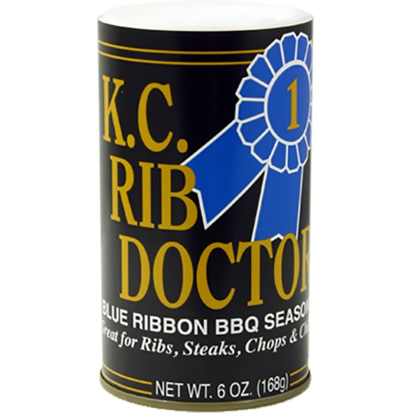 Palmentere Bros BBQ Sauces, Marinades, Condiments & Seasonings K.C. Rib Doctor Blue Ribbon BBQ Seasoning 6 Oz.