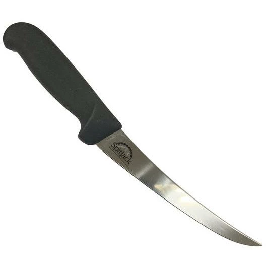 SpitJack 6" Meat Trimming And Boning Knife Salts