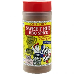 BBQ Sauces, Marinades, Condiments & Seasonings Obie-Cue's Sweet Rub BBQ Spice 12 Oz.