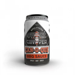 Rufus Teague Can-O-Que- Space Camper BBQ Sauce 12 Oz. BBQ Sauces, Marinades, Condiments & Seasonings
