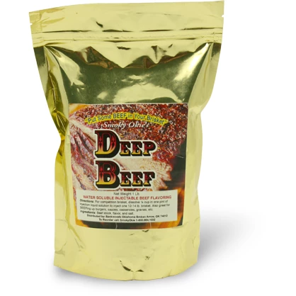 Smoky Okie's Deep Beef Injection 1 Lb. BBQ Sauces, Marinades, Condiments & Seasonings