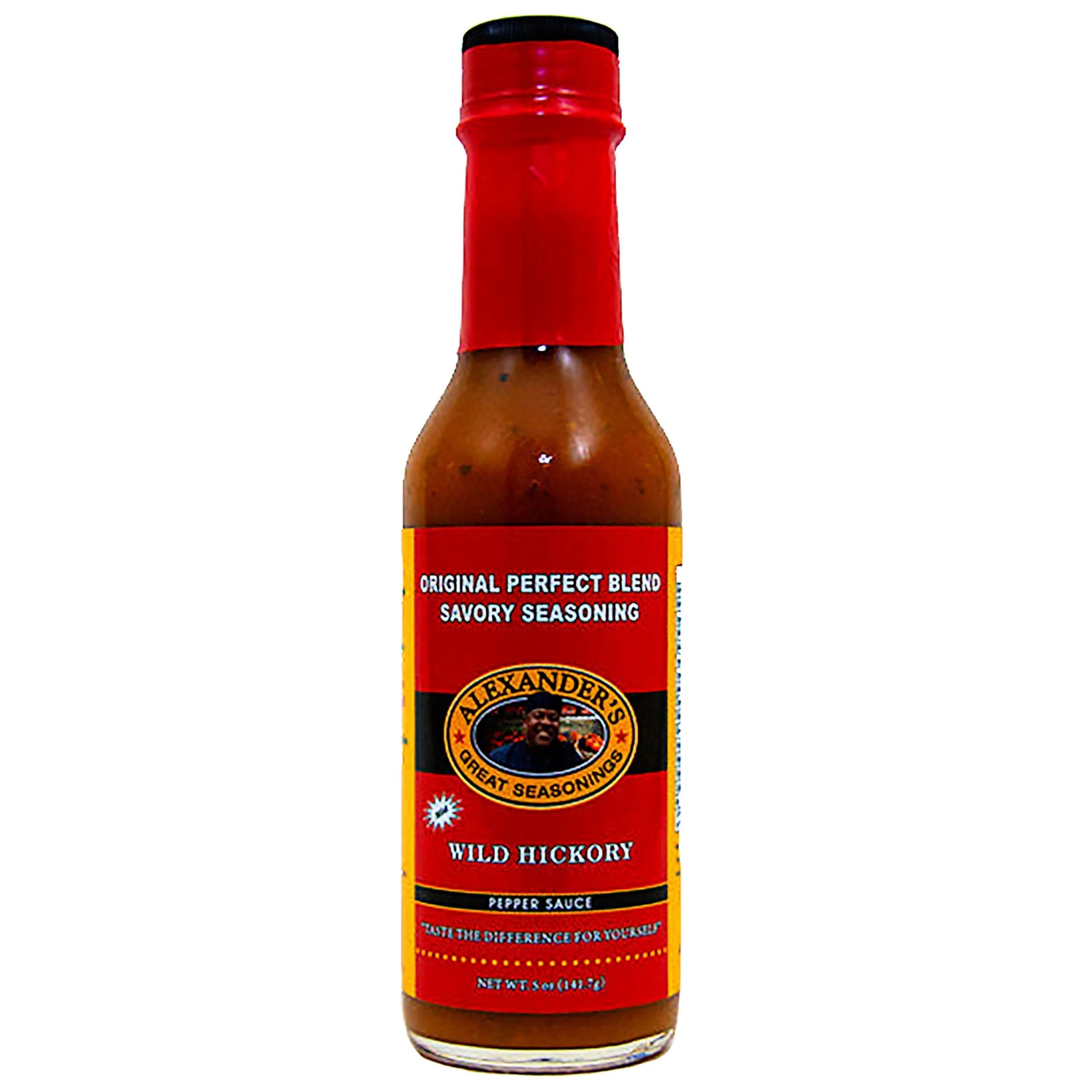 Alexander's Great Seasonings Wild Hickory Hot Pepper Sauce 5 Oz.