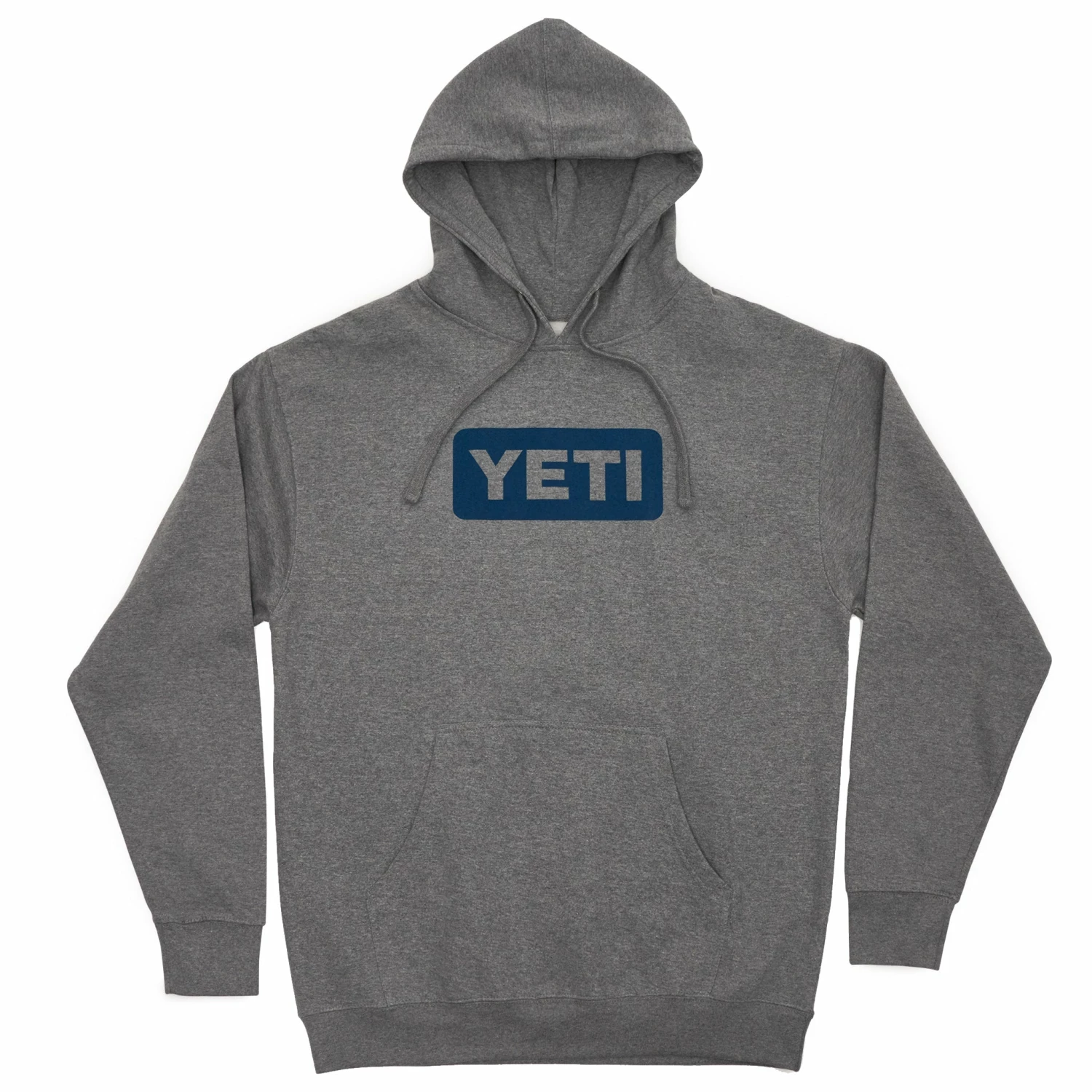 Yeti Logo Hoodie Grey/Navy Logo