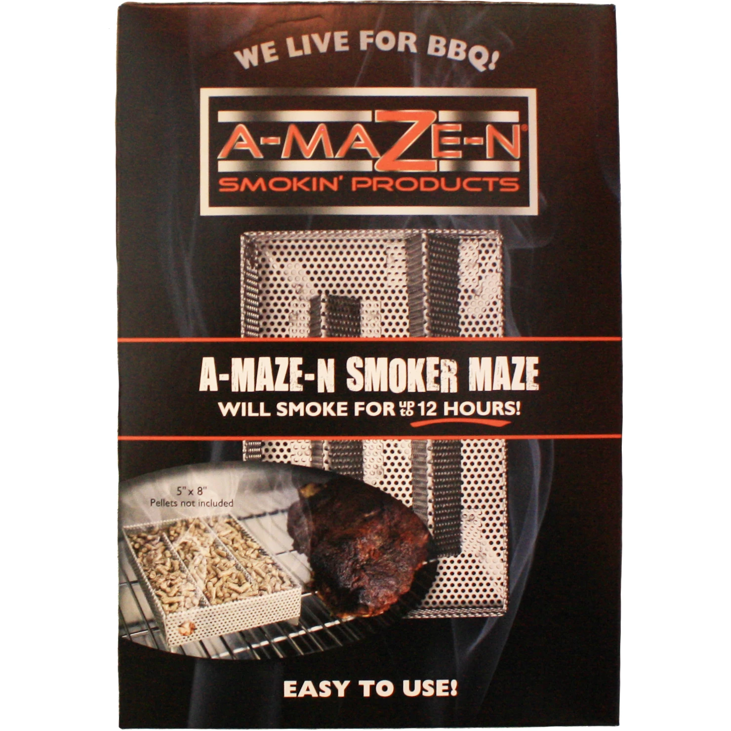 A-Maze-N Tube Smoker 5" X 8" Maze Salts