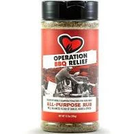 Old World Spices BBQ Sauces, Marinades, Condiments & Seasonings Operation BBQ Relief All Purpose Rub 10.8 Oz.