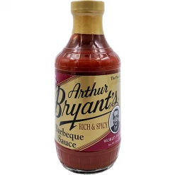 Paris Bros Arthur Bryant's Rich & Spicy Barbeque Sauce 18 Oz. BBQ Sauces, Marinades, Condiments & Seasonings
