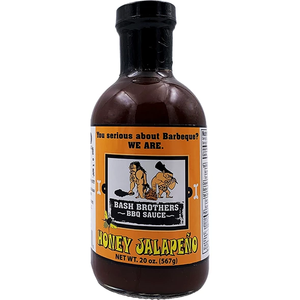 Bash Brothers Honey Jalapeño BBQ Sauce 16 Oz.