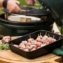 Outdoor Home Salts Big Green Egg Rectangular Drip Pan 13x9