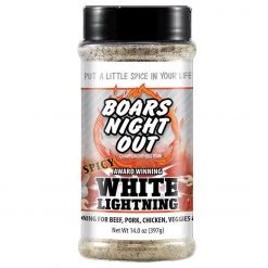 Old World Spices BBQ Sauces, Marinades, Condiments & Seasonings Boars Night Out Spicy White Lightning 14.5 Oz.