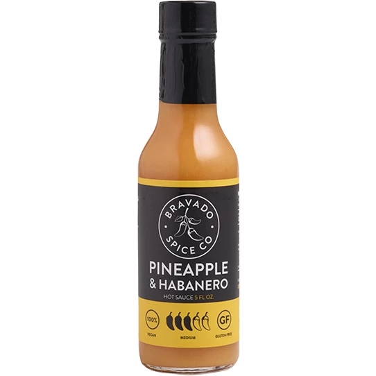 BBQ Sauces & Glazes Bravado Spice Co. Pineapple & Habanero Hot Sauce 5 Oz.