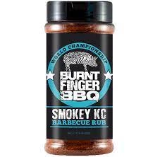 Burnt Finger BBQ Smokey Kansas City All Purpose Seasoning 13 Oz. BBQ Sauces, Marinades, Condiments & Seasonings
