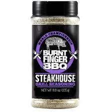 Burnt Finger BBQ Steakhouse Grill Seasoning 11.8 Oz. BBQ Sauces, Marinades, Condiments & Seasonings