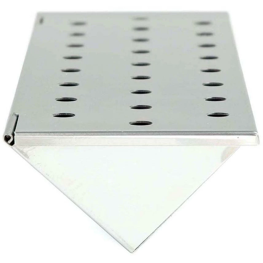 Charcoal Companion V-Shaped Smoker Box W/ Reservoir Insert Salts