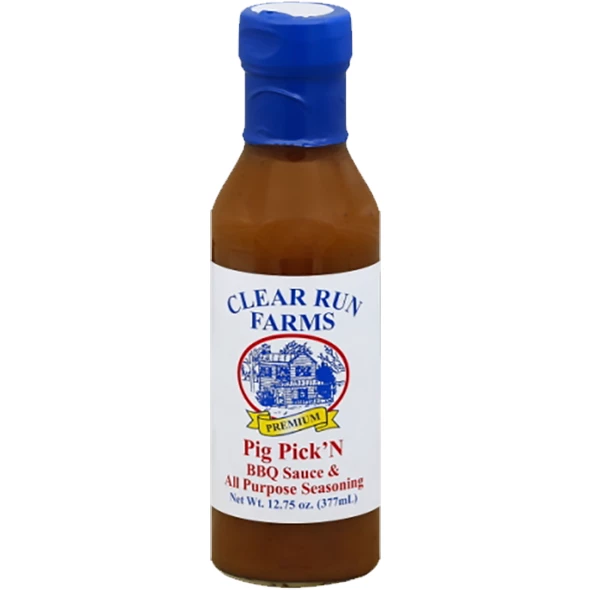 B&B Pecan Clear Run Farms Pig Pick'N BBQ Sauce 12.75 Oz.