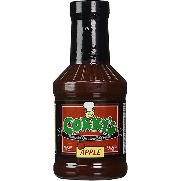 Corky's Apple Bar-B-Q Sauce 18 Oz. BBQ Sauces, Marinades, Condiments & Seasonings