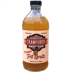 BBQ Sauces, Marinades, Condiments & Seasonings Crawford's Barbecue Pineapple Pit Spritz 16 Oz.