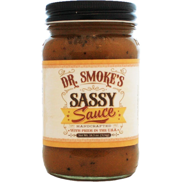 Dr. Smoke's Sassy Sauce 18.5 Oz. BBQ Sauces, Marinades, Condiments & Seasonings