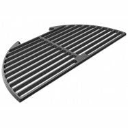 Outdoor Home Salts Big Green Egg Half Moon Cast Iron Grate For Large Egg